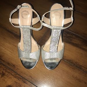 Silver shoes -sz 7